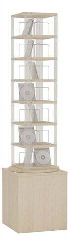 CD carrousel 1x - 7 niveaus + hoge basis