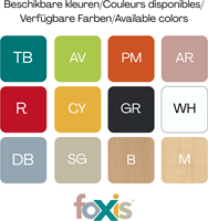 Beschikbare kleuren/Couleurs disponibles/
Verfügbare Farben/Available colors
