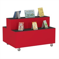 Foxis meubles d'affichage L1200 x P900 x H700 mm - rouge