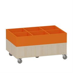 Foxis prentenboekenbak laag 6 vaks