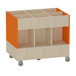 Foxis prentenboekenbak hoog 6 vaks