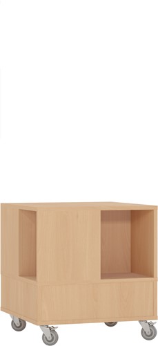 Foxis 22 kubuskast 1 niveau - B605 x D605 x H640 mm - beuken