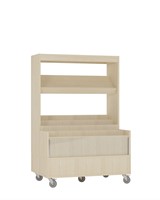 Foxis browser boekenkast enkelzijdig - B900 x D600 x H1340 mm - ahorn-3