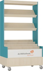Foxis browser boekenkast enkelzijdig