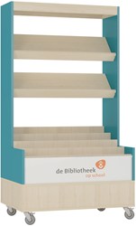 Foxis browser boekenkast enkelzijdig