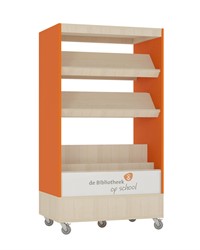 Foxis browser boekenkast dubbelzijdig
