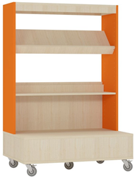 Foxis Junior enkelzijdige boekenkast met voetpresentatie