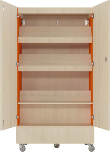 Foxis afsluitbare boekenkast dubbelzijdig-3