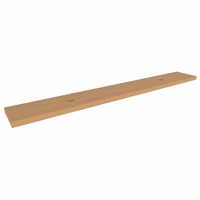 Bodemlegbord met 2 grijpgaten tbv Foxis prentenboekenbak - beuken