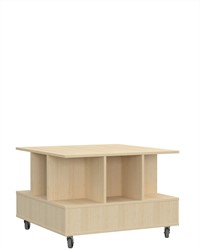 Foxis ouvert 33 base + 1 niveau ouvert L895 x P895 x H640 mm - érable