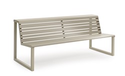Urbantime.h24 Tweezitsbank met rugleuning