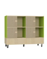Kiosk Mobile Wall M - ahorn-avocadogroen