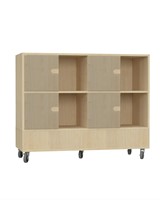 Kiosk Mobile Wall M - ahorn