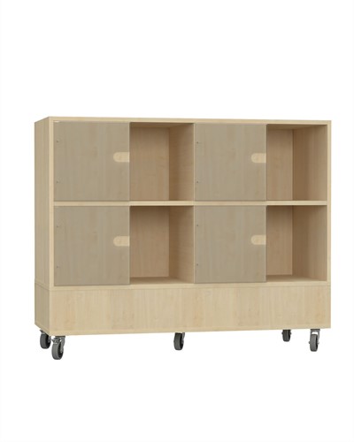 Kiosk Mobile Wall M - ahorn