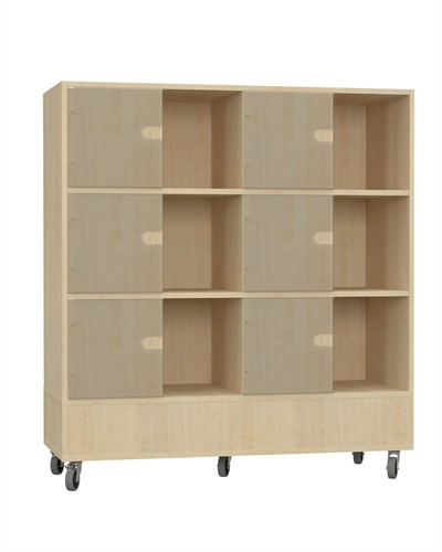 Kiosk Mobile Wall L - érable