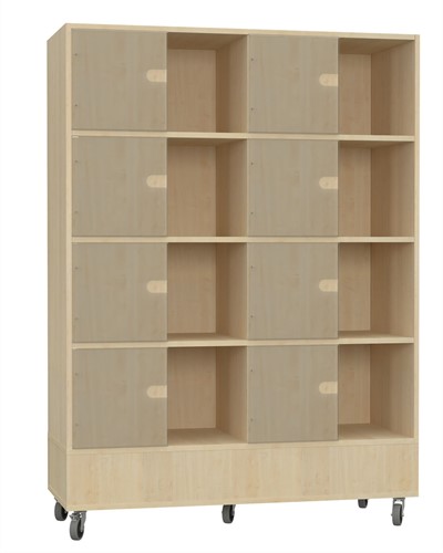 Kiosk Mobile Wall XL - ahorn