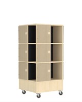 Kiosk Tower L - érable-gris anthracite