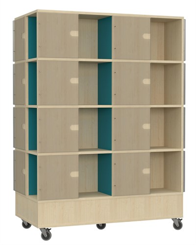 Kiosk Island XL - Érable-bleu turquoise