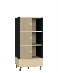 Kiosk Between Slim L - ahorn-antracietgrijs