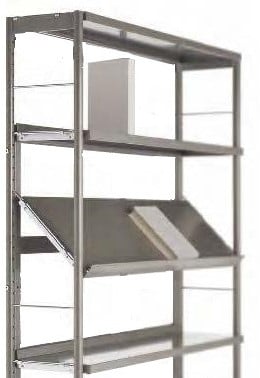 Milan wand start (R.6) - 6x legbord hout - H2000xB925xD275 mm - decor 1