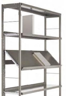 Milan wand aanbouw (R.6) - 5x legbord metaal - H1800xB900xD275 mm - decor 2