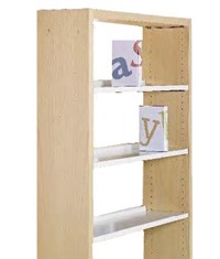 Helsinki wand aanbouw (R.10/4) - 6x legbord hout - H2000xB900xD275 mm - decor 2