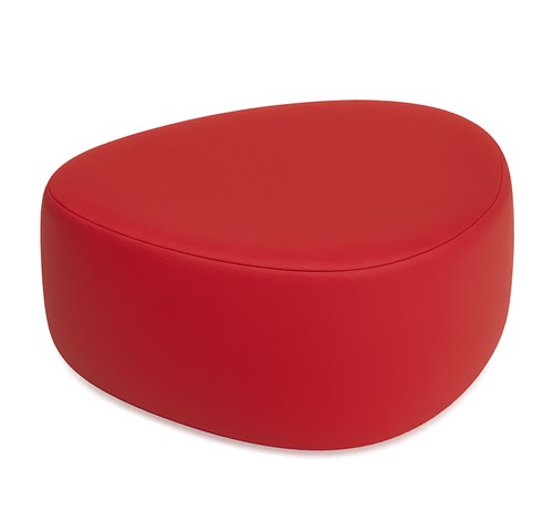 Plectrum poef klein Ø400 x H400 mm - rood