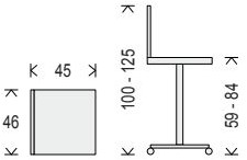 Bureaustoel met draaifunctie-2