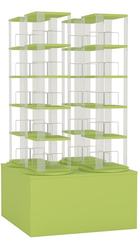 Draaiende Boekencarrousel met Quadruple Toren-2