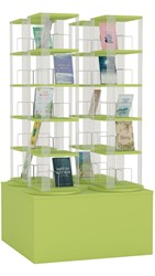Draaiende Boekencarrousel met Quadruple Toren
