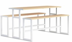 Urbantime.h24 Picknick - Hoge tafel met banken