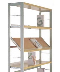 Zurich wand aanbouw (R.1) - 5x legbord hout - H1800xB900xD275 mm - decor 1